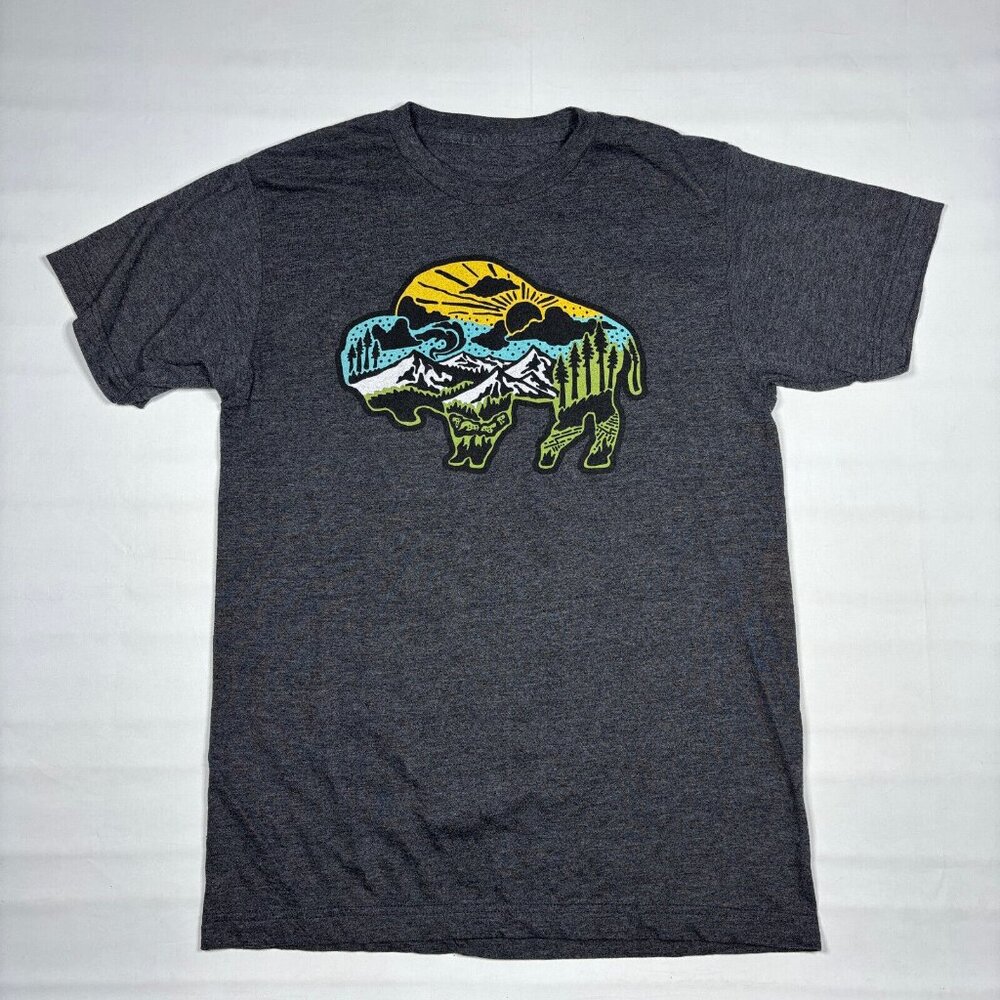 Lot of 2 AtomicChild Jimmy Bryant Colorado Bison & Bear T-Shirt Adult Med - Picture 2 of 10